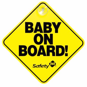 Gambar PVC Car Sign BABY ON BOARD