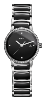 Rado Centrix Diamonds R30933712 - Jam Tangan Wanita - Hitam  