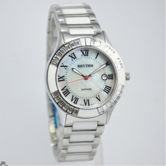 Rhythm F1203T01 (Silver + Putih)  