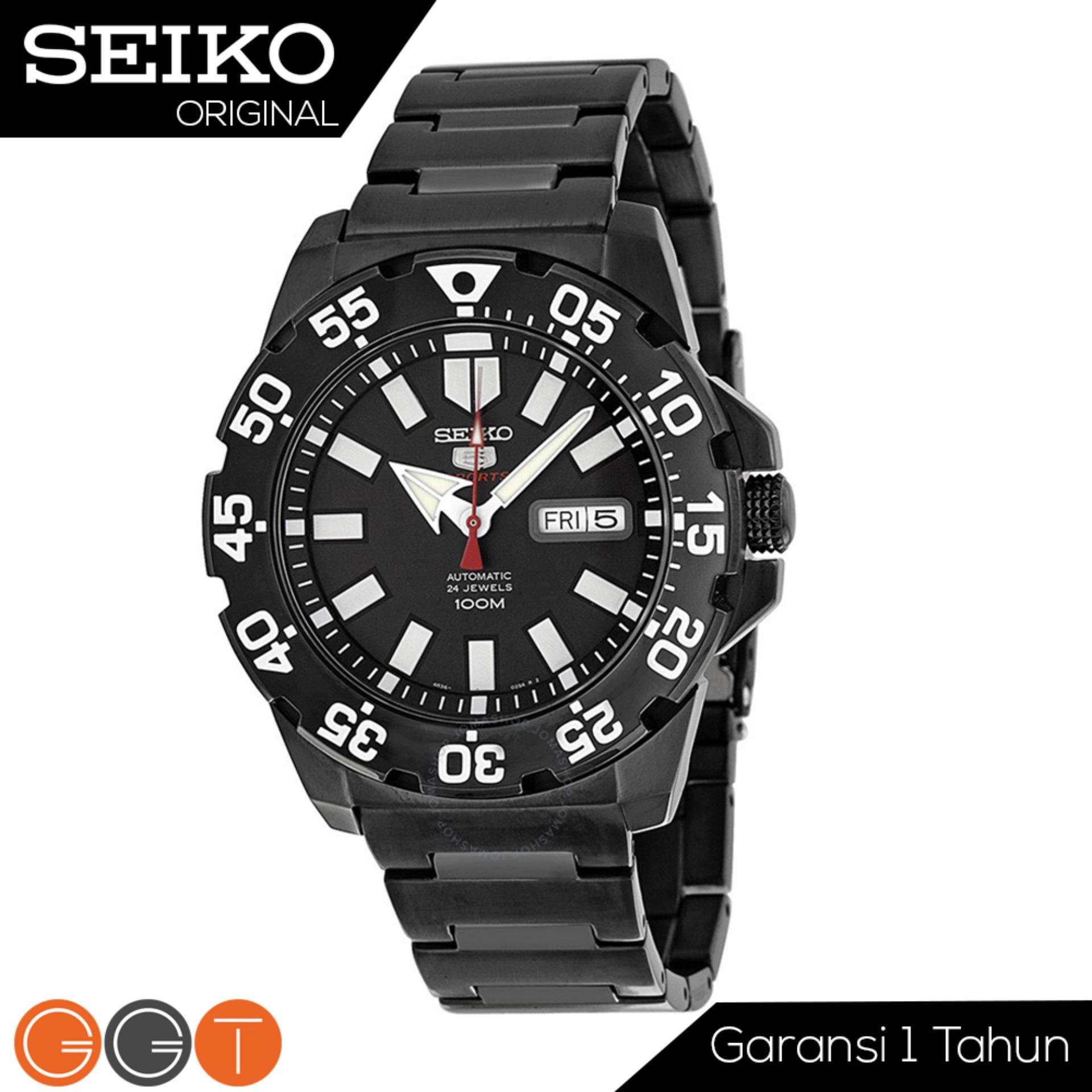 Pencarian Termurah Seiko 5 Sport Automatic Jam Tangan Pria Strap Seiko 5 Sport Automatic Jam Tangan Pria Strap Stainless Stell SRP489K1 Black