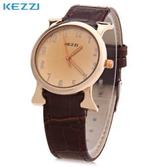 SH KEZZI K - 763L Female Quartz Watch Arabic Number Display Luminous Pointer Water Resistance Wristwatch - intl  