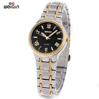 SH WeiQin W00141L Women Quartz Watch Imported Movt 3ATM Luminous Pointer Wristwatch Black - intl  