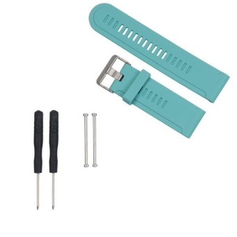 Silicone Strap Replacement Watch Band + Lugs For Garmin Quatix/Quatix3 Watch GN - intl  