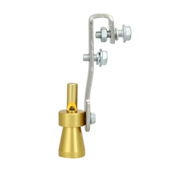 Ukuran S Gold Exhaust Palsu Turbo Suara Peluit Pipa Knalpot Meledak Off Valve-Intl-