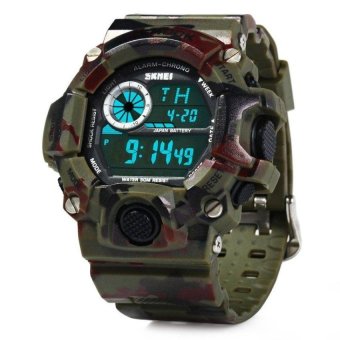 SKMEI 1019 MILITARY LED WATCH (CAMOUFLAGE COLOR)(Not Specified)(OVERSEAS) - intl  