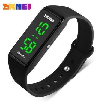 SKMEI 1265 Lady Simple Design LED Watch Digital Watch Black - intl  