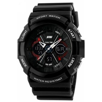 SKMEI AD0966 S-Shock Sport Watch - Jam Tangan Pria Sporty 0966 - Hitam  