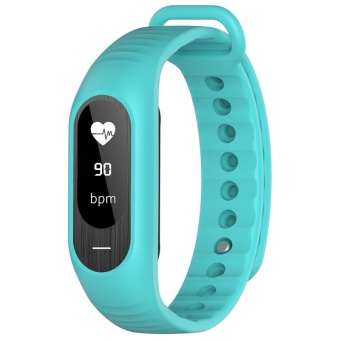 Skmei B15p Women's Digital Blood Pressure Heart Rate Monitor Wrist Watch Fitness Sports Bluetooth LED Waterproof Bracelet Watch - Green - intl  