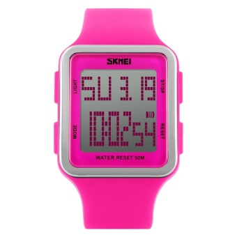 SKMEI Fashion Women LED Digital Watch Brand Waterproof Student Sports Outdoor Casual Wristwatches Relogio - intl  