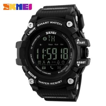 SKMEI Jam Tangan Olahraga Smartwatch Bluetooth - DG1227 BL - Black  