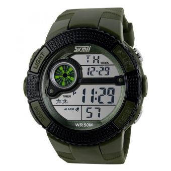 SKMEI Jam Tangan Sport Digital Pria - DG1027 (Army green)  