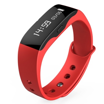 SKMEI L28T Men Woman Sport Waterproof Smartwatch Fitness Fashion Outdoor Sleep Monitor Watch Bluetooth 4.0 - Red - intl  