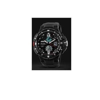 SKMEI Men Quartz Digital Watch Men Sports Watches Military JamTangan Adult Kids Children OriginalAD1148/Black - intl  