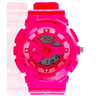 SKMEI S-Shock Sport LED Watch Water Resistant 50m AD0929 Jam Tangan Wanita Jam Tangan Kasual - Pink  