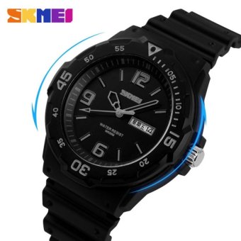 Skmei Sports & Leisure Watch for Men / Boy / Student / MensDigital Watches LED Water Resistant 1045 Black - intl  