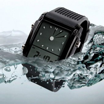 Skmei Sports Watch for Men / Boy / Student / Mens Digital WatchesLED Water Resistant 0814 Black - intl  