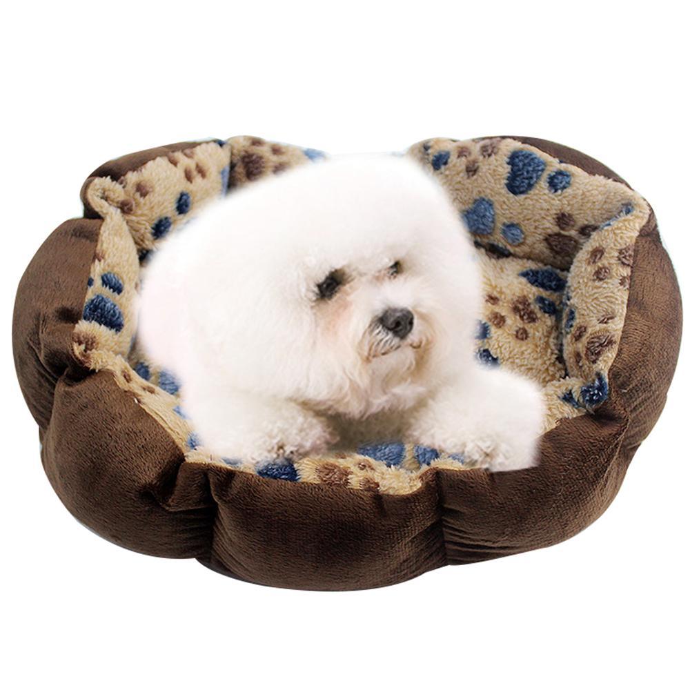 Flash So Pet Bed Dog Paw Prints Suitable For Puppies And So Pet Bed Dog Paw Prints Suitable For Puppies And Kittens Machine Washable