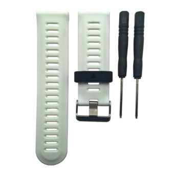 Soft Silicone Strap Replacement Watch Band With Tools For Garmin Fenix 3 WH - intl  
