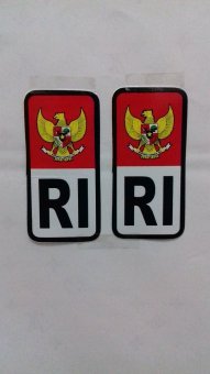  Stiker  Bendera  Merah Putih Plus Garuda 2 pcs Lazada 