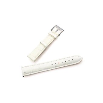 Sunshine Generic PU Leather Replacement Watch Band Strap White   