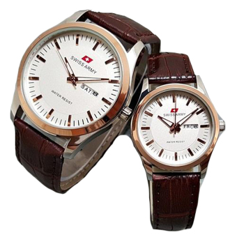 Swiss Army - Jam Tangan Couple - Leather Strap - SA1639
