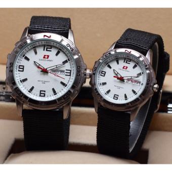 Swiss Army - Jam Tangan Pria dan Wanita - Strap Kanvas - SA 0123  