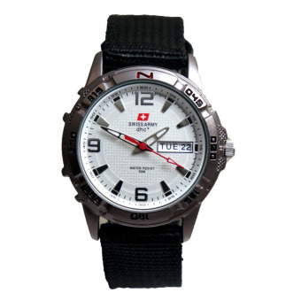 Swiss Army - Jam Tangan Pria - SA 4019 M - Bezel Silver  