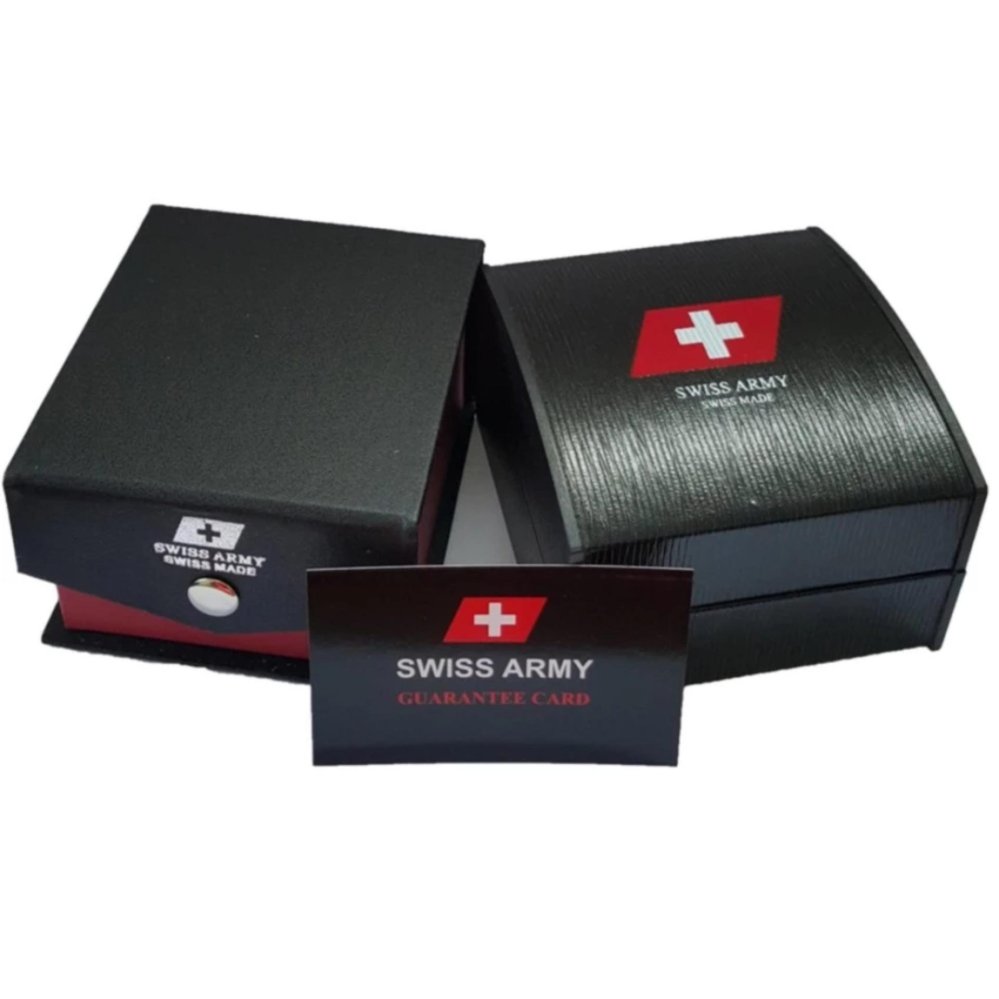 Swiss Army Original Jam Tangan Pria Sa117mo Strap Rantai Chrono Swiss Army Original Jam Tangan Pria Formal SA342 Strap Rantai Crono Aktif