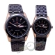 Swiss Army - SA 0001 - Jam Tangan Couple - Stainless - ( Hitam List Rose )  