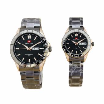 Swiss Army SA5093ML Couple Jam Tangan Watch - Rose Gold  