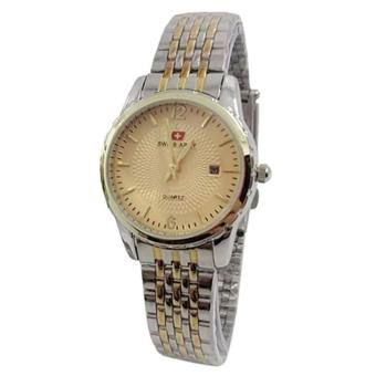 Swiss Army Women Fashion Jam Tangan Wanita - Stainless - Silver Gold - SA409-HA  