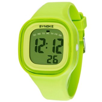 Synoke 66896 Women Waterproof Sport Watch Cool Fashion Digital Wristwatch Black MZ4D1 (Color:c1) - intl  