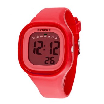 Synoke 66896 Women Waterproof Sport Watch Cool Fashion Digital Wristwatch Black MZ4D1 (Color:c3) - intl  