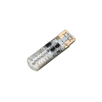 Gambar T10 LED Silicone Shell 24 SMD3014 Flash Strobo Red