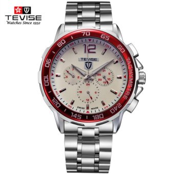 Tevise 356 Fashion Men Automatic Mechanical Watch Cool Males Wrist Watches Gift Box Trend Steel Wristwatches - intl  