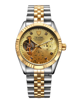 Tevise 629-FEILUN-J-G Top Brand Luxury Digital Casual Watch Men Business Wristwatch Automatic Mechanical Fashion Wrist Watches - Intl  