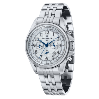 Thomas Earnshaw COMMODORE ES-8028-11 Men's Stainless Steel Solid Bracelet Watch - intl  