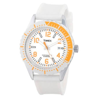 Timex Unisex T2P0079J Originals Modern Sport White Silicone Strap Watch - Intl  