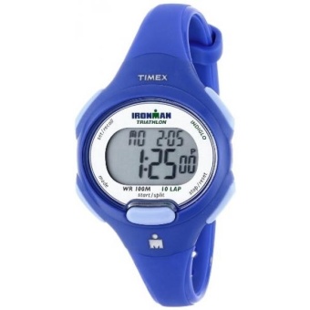 Timex Womens T5K784 Ironman Essential 10 Mid-Size Orient Blue Resin Strap Watch - intl  