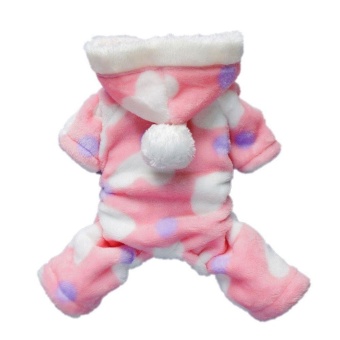 Gambar tinpsy Puppy Pet Dog Autumn Winter Warm Cloth Lovely Heart Hoodie Coat(XXL)   intl