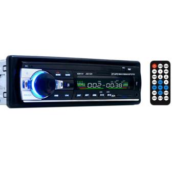 Gambar tinpsy Wireless Bluetooth Car Audio Stereo Single DIN 12V FMReceiver With Remote Control,In Dash Car MP3 Player Support AuxInput TF Card USB