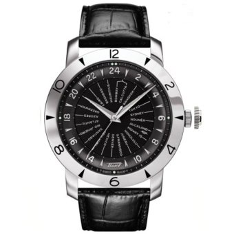 Tissot Heritage Limitted Edition Navigator Automatic 24 World Time Zones T078.641.16.057.00 Jam Tangan Pria - Black  