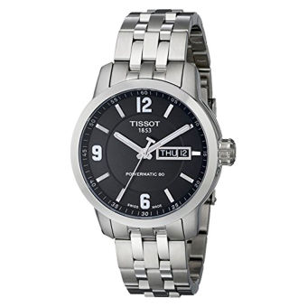 Tissot Men's T0554301105700 PRC 200 Analog Display Swiss Automatic Silver Watch (Intl) - intl  
