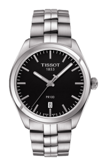 TISSOT PR 100 Gent Jam Tangan Pria T1014101105100 - Stainless Steel - Silver  
