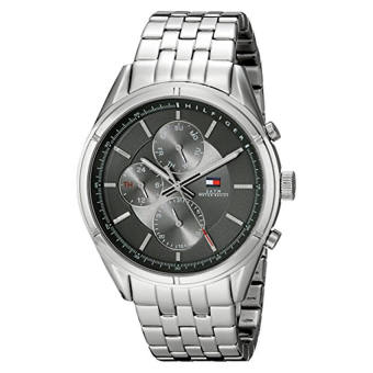 Tommy Hilfiger Men's 1791130 Sport Lux Analog Display Quartz Silver Watch - intl  