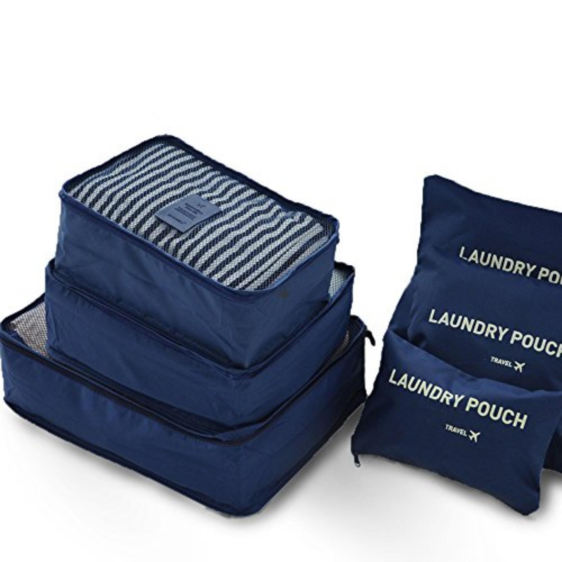 KianuTicket Airlines MURAH Travelling Bag 6 In 1 Pouch Set