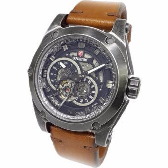 Triple 8 Collection - Expedition Vintage Limited Edition 6697MALASBA SIlver - Jam Tangan Pria  