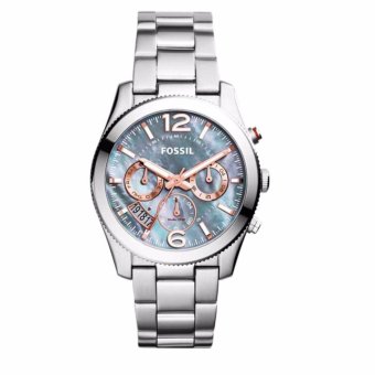 Triple 8 Collection - Fossil Perfect Boyfriend Multifuction ES3880 Silver - Jam tangan Wanita  