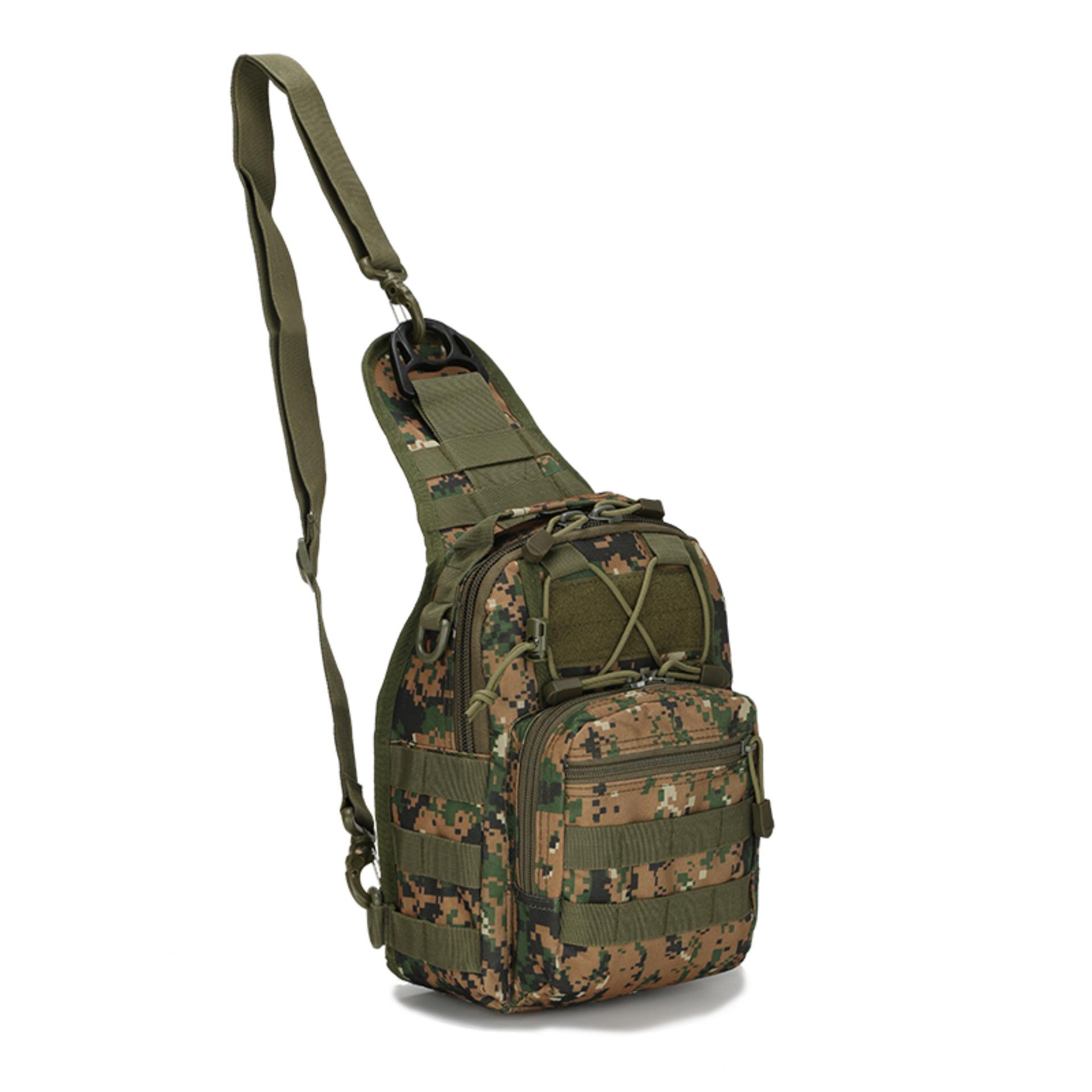 Unique Tas Bahu dan Pinggang Selempang Army - Army Sling Bag - Dessert Sand - Beige