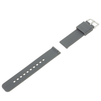 Vanker Silicon Sports Bracelet Watch Band Replacement Strap For LG Watch W100 W110 W150 (Gray) - intl  